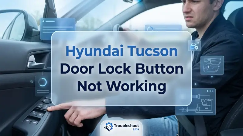 Hyundai Tucson Door Lock Button Not Working