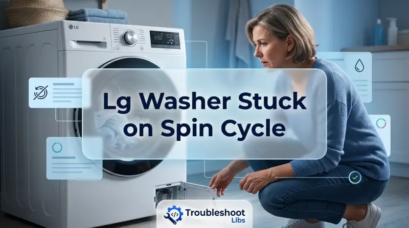 Lg Washer Stuck on Spin Cycle-Fi