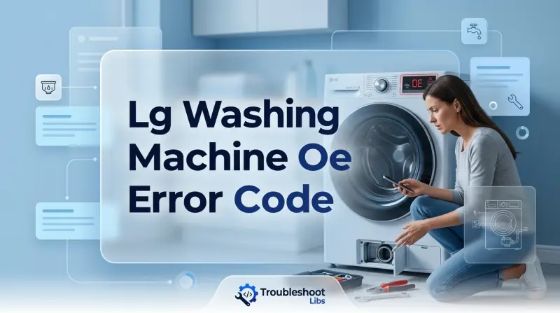 Lg Washing Machine Oe Error Code-Fi