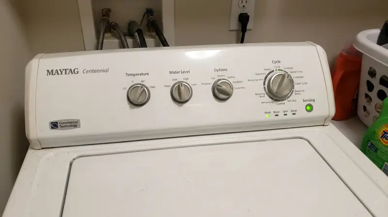 Maytag Centennial Washer Stuck on Sensing
