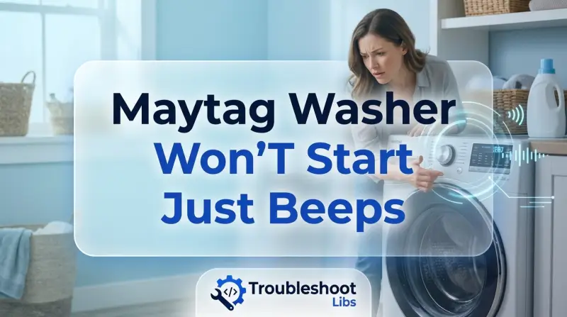 Maytag Washer WonT Start Just Beeps-Fi