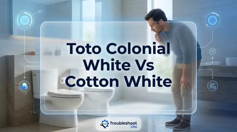 Toto Colonial White Vs Cotton White-Fi